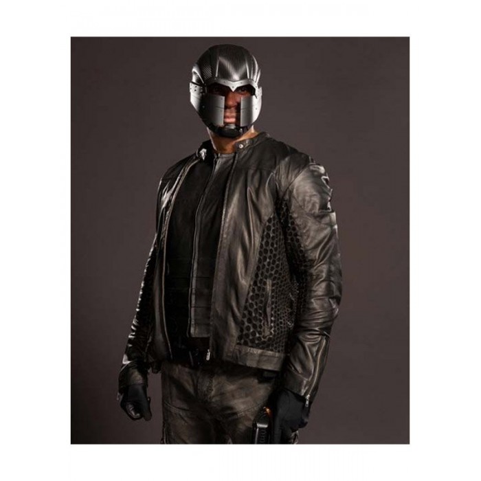 Arrow S4 John Diggle (David Ramsey) Leather Costume